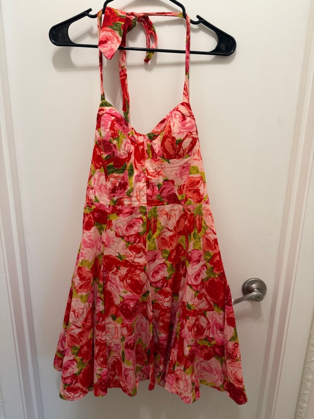 Betsey Johnson Floral Halter Dress